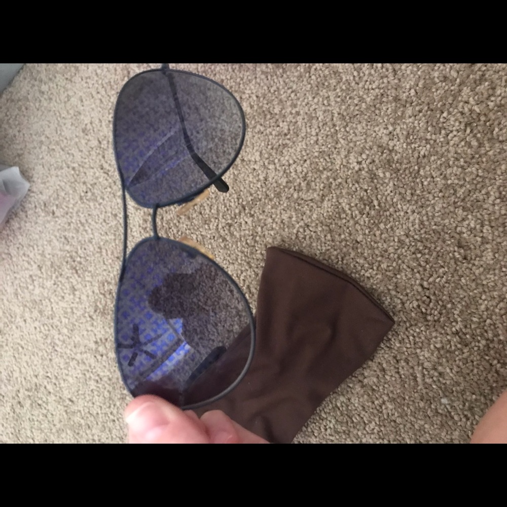 Tory Burch aviator sunglasses (blue)